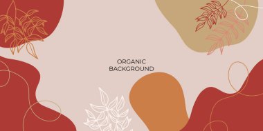 Soyut yaratıcı sıvı çiçek arkaplan şablonları seti. Moda Memphis tarzının geometrik tasarımını el yapımı yapraklarla kaplayan vektör. Tebrik kartı, afiş, kapak, sunum tasarımı için takım elbise