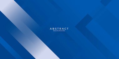 İşletme ve şirket için çapraz dikdörtgen şerit ışıklı mavi sunum arka planı. Sunum, afiş, kapak, web, kartvizit arkaplan, poster için vektör illüstrasyon tasarımı