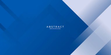 İşletme ve şirket için çapraz dikdörtgen şerit ışıklı mavi sunum arka planı. Sunum, afiş, kapak, web, kartvizit arkaplan, poster için vektör illüstrasyon tasarımı