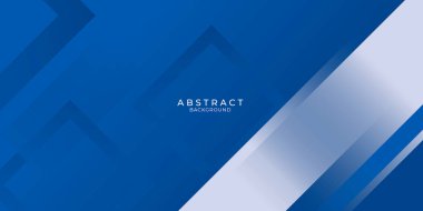 İşletme ve şirket için çapraz dikdörtgen şerit ışıklı mavi sunum arka planı. Sunum, afiş, kapak, web, kartvizit arkaplan, poster için vektör illüstrasyon tasarımı