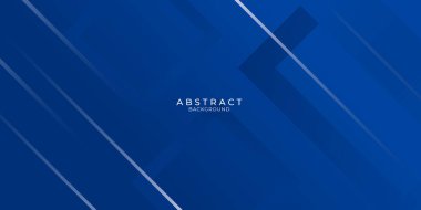 İşletme ve şirket için çapraz dikdörtgen şerit ışıklı mavi sunum arka planı. Sunum, afiş, kapak, web, kartvizit arkaplan, poster için vektör illüstrasyon tasarımı