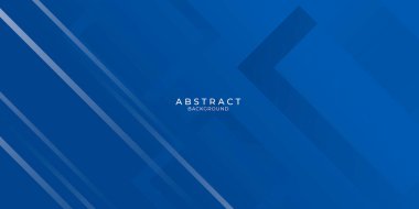 İşletme ve şirket için çapraz dikdörtgen şerit ışıklı mavi sunum arka planı. Sunum, afiş, kapak, web, kartvizit arkaplan, poster için vektör illüstrasyon tasarımı