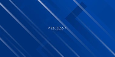 İşletme ve şirket için çapraz dikdörtgen şerit ışıklı mavi sunum arka planı. Sunum, afiş, kapak, web, kartvizit arkaplan, poster için vektör illüstrasyon tasarımı