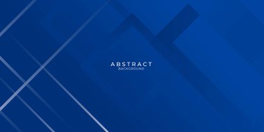 İşletme ve şirket için çapraz dikdörtgen şerit ışıklı mavi sunum arka planı. Sunum, afiş, kapak, web, kartvizit arkaplan, poster için vektör illüstrasyon tasarımı