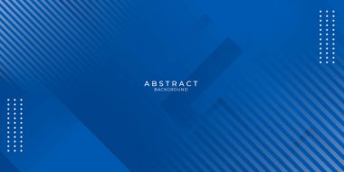 İşletme ve şirket için çapraz dikdörtgen şerit ışıklı mavi sunum arka planı. Sunum, afiş, kapak, web, kartvizit arkaplan, poster için vektör illüstrasyon tasarımı