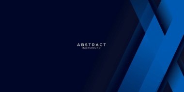 Modern geometrik koyu mavi 3d desen arkaplan sunum tasarımı, kartvizit, teknoloji afişi, kurumsal poster için modern iş konsepti