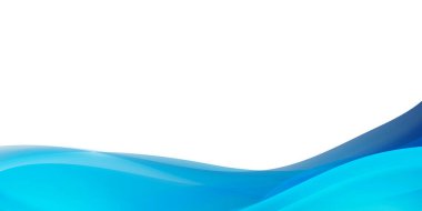 Sunum tasarımı, afiş ve iş kartı için modern fütüristik mavi beyaz dalga arkaplanı