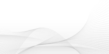 Sunum tasarımı, afiş ve iş kartı için modern fütüristik beyaz dalga arkaplanı