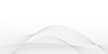 Sunum tasarımı, afiş ve iş kartı için modern fütüristik beyaz dalga arkaplanı