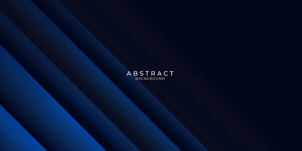Moderno Fundo Azul Escuro Com Elementos Gráficos Dinâmicos Abstratos Para — Vetor de Stock