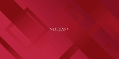 Soyut parlak kırmızı modern arkaplan gradyan rengi. Kırmızı kestane rengi ve beyaz gradyan, şık bir çizgi ve sunum tasarımı için kare dekorasyon elbisesi.
