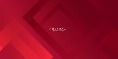 Soyut parlak kırmızı modern arkaplan gradyan rengi. Kırmızı kestane rengi ve beyaz gradyan, şık bir çizgi ve sunum tasarımı için kare dekorasyon elbisesi.