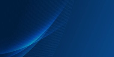 Koyu arkaplanda mavi bir neon dalgası. Işık efektli ve yıldız tozu izli parıldayan dalgalar. Ağ ve yazdırma için mavi swoosh tasarımı