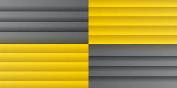 Helle Sonnige Gelbe Dynamische Abstrakte Hintergrund Moderne Zitronenorange Mit Silberfarbener — Stockvektor