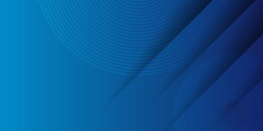 Çapraz çizgileri olan parlak mavi dinamik soyut vektör arkaplanı. Satılık gece partisi için 3 boyutlu sunum afişi. Hızlı hareket eden yumuşak daire dalga çizgisi çizgisi dekorasyonu