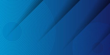 Çapraz çizgileri olan parlak mavi dinamik soyut vektör arkaplanı. Satılık gece partisi için 3 boyutlu sunum afişi. Hızlı hareket eden yumuşak daire dalga çizgisi çizgisi dekorasyonu