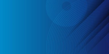 Çapraz çizgileri olan parlak mavi dinamik soyut vektör arkaplanı. Satılık gece partisi için 3 boyutlu sunum afişi. Hızlı hareket eden yumuşak daire dalga çizgisi çizgisi dekorasyonu