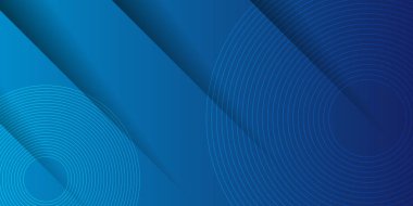 Çapraz çizgileri olan parlak mavi dinamik soyut vektör arkaplanı. Satılık gece partisi için 3 boyutlu sunum afişi. Hızlı hareket eden yumuşak daire dalga çizgisi çizgisi dekorasyonu