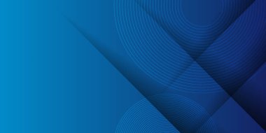 Çapraz çizgileri olan parlak mavi dinamik soyut vektör arkaplanı. Satılık gece partisi için 3 boyutlu sunum afişi. Hızlı hareket eden yumuşak daire dalga çizgisi çizgisi dekorasyonu