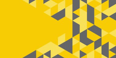 Sarı ve gümüş sunum arka planı ve modern şirket konsepti. Sarı ve nihai gri rastgele çokgen arka plan. Yılın 2021 rengi