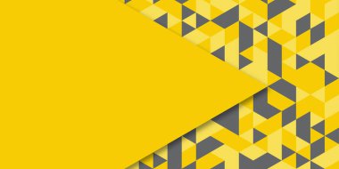 Sarı ve gümüş sunum arka planı ve modern şirket konsepti. Sarı ve nihai gri rastgele çokgen arka plan. Yılın 2021 rengi