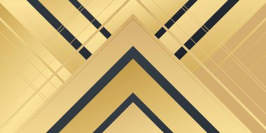 Altın çizgili modern siyah arkaplan