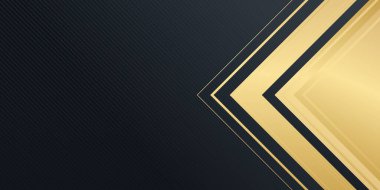 Altın çizgili modern siyah arkaplan