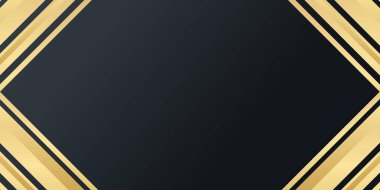 Altın çizgili modern siyah arkaplan