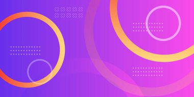 Sıvı soyut arkaplan. Sosyal medya ve web siteleri için mor turuncu sıvı vektör şablonu. Dalgalı şekiller