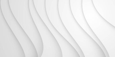Soyut beyaz arkaplan. Modern model. Tasarım için vektör illüstrasyonu. Kağıt kesikli gümüş arkaplan. İş sunumları, el ilanları, posterler ve davetiyeler için vektör tasarımı düzeni
