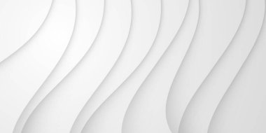 Soyut beyaz arkaplan. Modern model. Tasarım için vektör illüstrasyonu. Kağıt kesikli gümüş arkaplan. İş sunumları, el ilanları, posterler ve davetiyeler için vektör tasarımı düzeni
