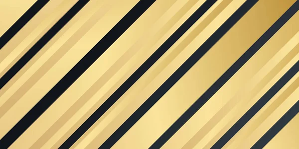 Современный Абстрактный Черный Фон Золотой Линией — стоковый вектор