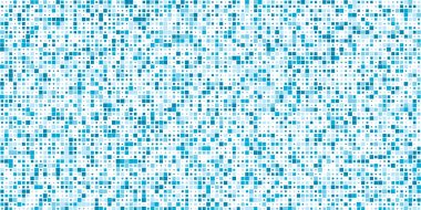 Yeşil noktalı yarım ton desenli beyaz arka plan. Beyaz arkaplan, yarım ton, vektör soyut geometrik grafik tasarım. Basit asgari kare ve noktalar yarım ton tosca ve gri renk gradyan desen arkaplan