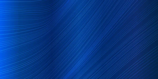 Lignes Ondes Vectorielles Dynamiques Dans Les Couleurs Bleu Marine Isolé — Image vectorielle