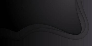 Siyah nötr karbon soyut arkaplan sunum tasarımı için modern minimalist. İş dünyası, şirket, kurum, parti, şenlik, seminer ve görüşmeler için uygun