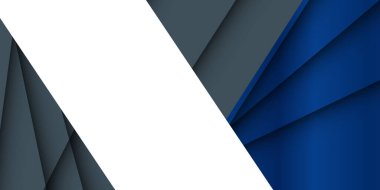 Mavi gümüş arka plan. Koyu mavi arkaplan üzerinde soyut afiş ağı zarif koyu gümüş metalik köşegen