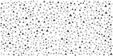 Beyaz arkaplanda soyut üçgen. İş ya da teknoloji sunumu için modern arka plan. Vektör illüstrasyonu