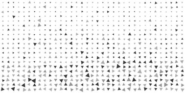 Beyaz arkaplanda soyut üçgen. İş ya da teknoloji sunumu için modern arka plan. Vektör illüstrasyonu