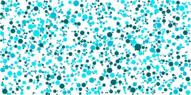 Beyaz soyut noktalar arka plan. Ağ bağlantısı konsepti mavi tosca daire vektör illüstrasyonu. Gelecekçi bakış açısı geniş açı manzarası. Büyük veri dijital arkaplanı