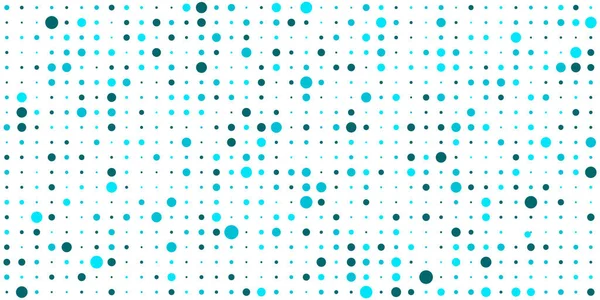 Weiße Abstrakte Punkte Hintergrund Netzwerkverbindungskonzept Blau Tosca Kreis Vektor Illustration — Stockvektor