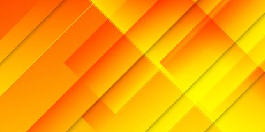 Soyut dikdörtgen kare kutu üst üste binen katman turuncu arka plan ve gümüş çizgi süslemesi. Dinamik dikdörtgen soyut ile gradyan geometrik arkaplan