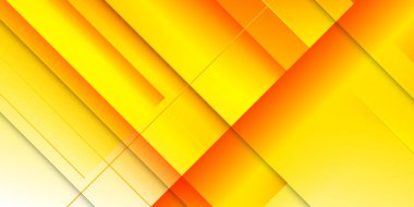 Soyut dikdörtgen kare kutu üst üste binen katman turuncu arka plan ve gümüş çizgi süslemesi. Dinamik dikdörtgen soyut ile gradyan geometrik arkaplan