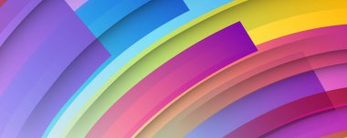 Dinamik renkli, canlı, renkli bir arka plan. Broşür, Poster, Broşür, Broşür, Broşür, Yıllık Rapor, Kitap kapağı için en düşük eğimli dalga şekli