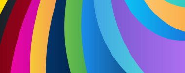 Yaratıcı geometrik renkli parlak arkaplan ve desenler. Kolaj. Parmak izleri, posterler, kartlar ve daha fazlası için tasarla. Vektör illüstrasyonu