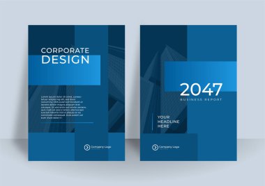 Şirket ya da iş kitabı kapağı tasarım şablonu. Ayrıca broşür, yıllık rapor, dergi, poster, iş sunumu, portföy, el ilanı, afiş, web sitesi için de uygundur.