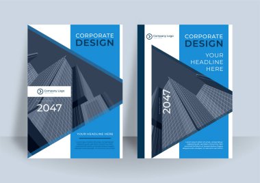 Şirket yıllık raporu veya kitap tasarım şablonu. Broşür, kartvizit, dergi, poster, iş sunumu, portföy, el ilanı, afiş, web sitesi için de uygun. Kapak tasarımı A4 boyutunda