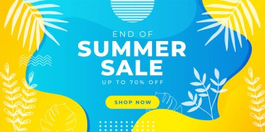 Sıcak Uç Yaz Satışı afişi. Moda dokusu. Sezonluk meslek, hafta sonu, tatil logosu. Yaz Zamanı Duvar Kağıdı. Parlak Günün kutlu olsun. Modern vektör harfleri. Moda biçimlendirme afişi arkaplanı