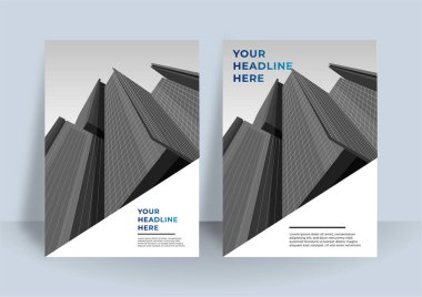 Şirket soyut arka plan iş kitabı kapağı tasarım şablonu. Broşür, kartvizit, şirket kapağı, poster, sunum tasarımı, portföy, el ilanı, afiş, web sitesi