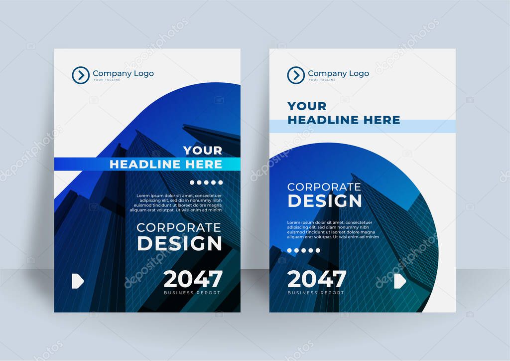 Corporate abstract background business book cover design template. Vector illustration for brochure, business card, corporate cover, poster, presentation design, portfolio, flier, banner, website