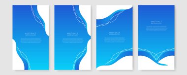 Lüks kraliyet siyah beyaz dalga arka plan kart tasarım şablonu